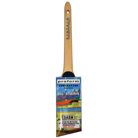 Proform 2" Angle Sash Paint Brush, White China Bristle, 1 CS2.0AX